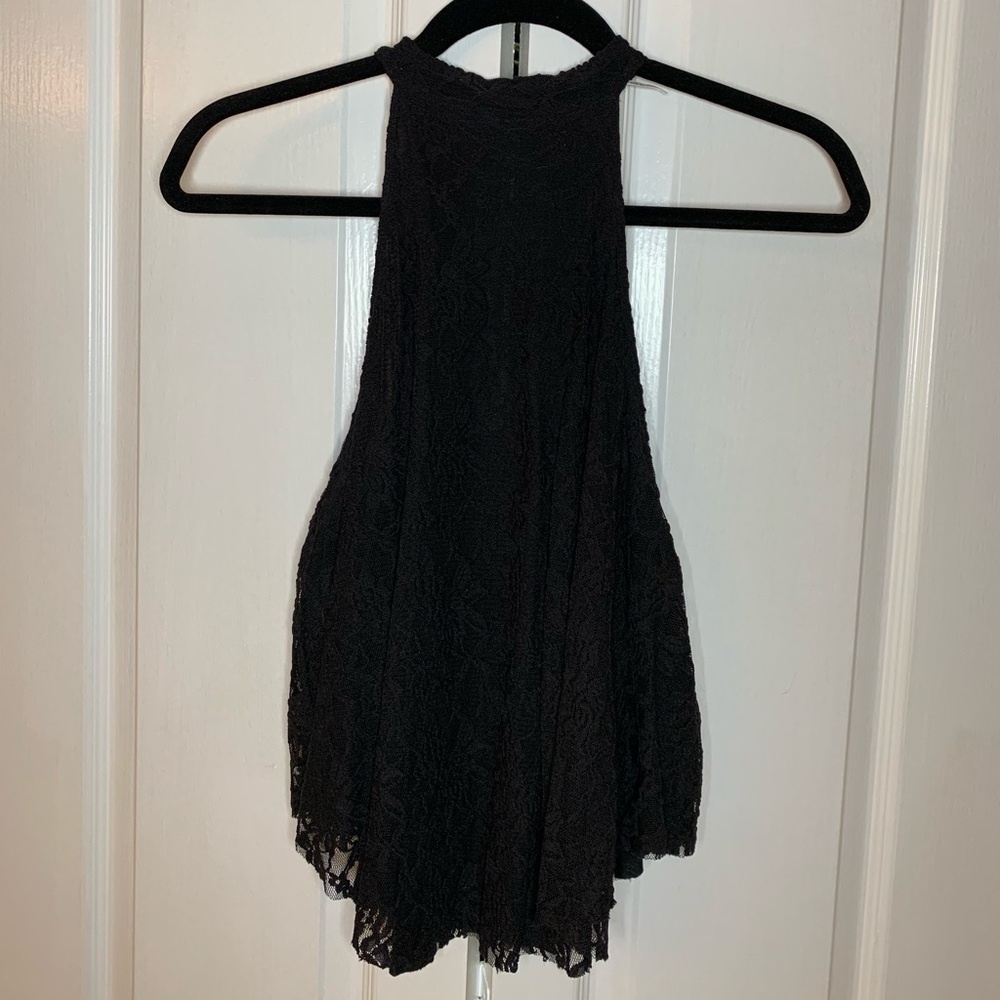 Kimchi Blue black lace blouse